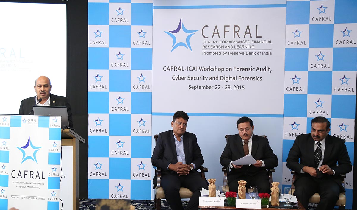Photos from the CAFRAL-ICAI Workshop on Forensic Audit, Cyber Security and Digital Forensics