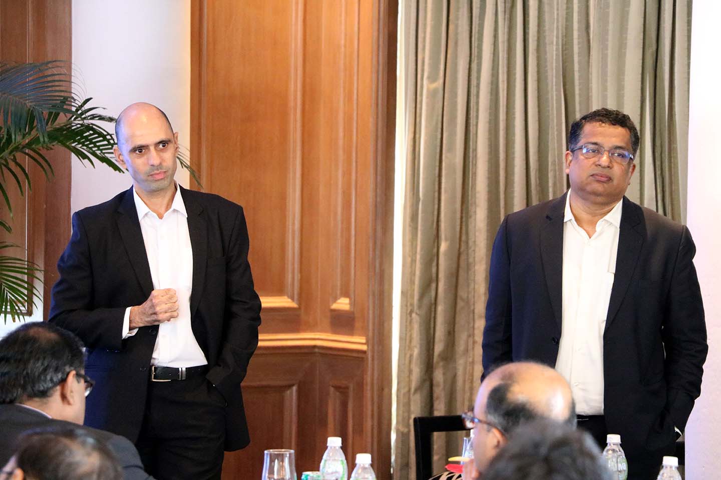 L:R - Abadaan Viccaji, Chief Compliance Officer, HSBC Bank and Subir Saha, Group Chief Compliance Officer, ICICI Bank