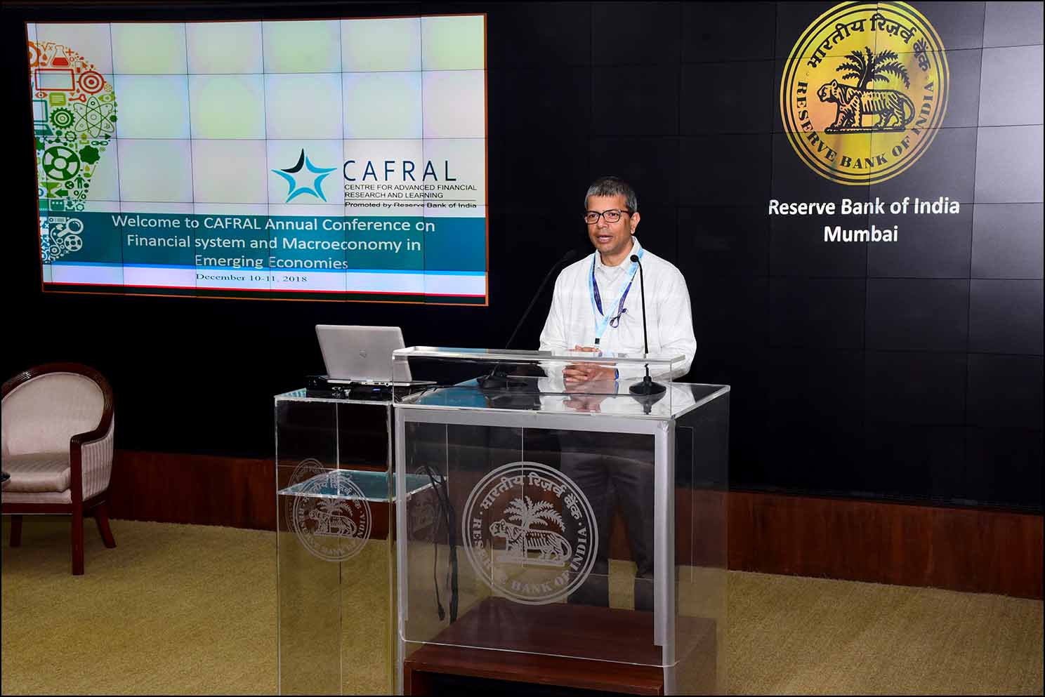 Photos from the CAFRAL conference on Financial system and Macroeconomy in Emerging Economies